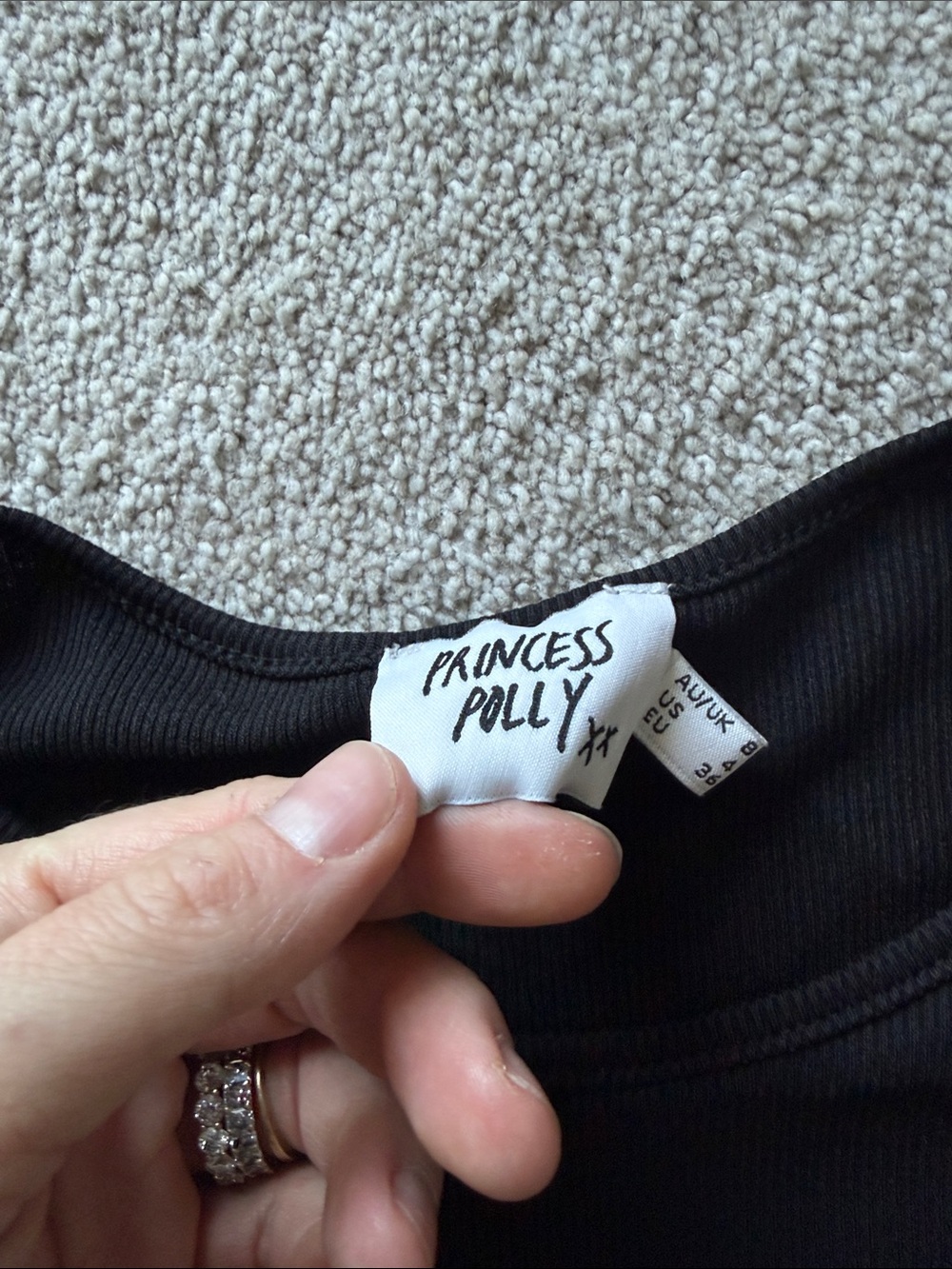 Princess Polly Black Lounge Pant Set - Picture 2 of 4